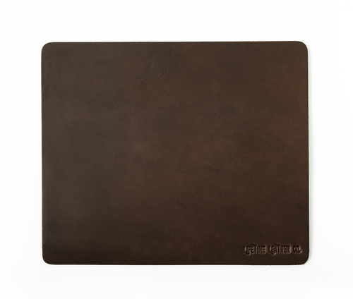 Genuine Full-Grain Leather Mouse Pad – Premium Quality