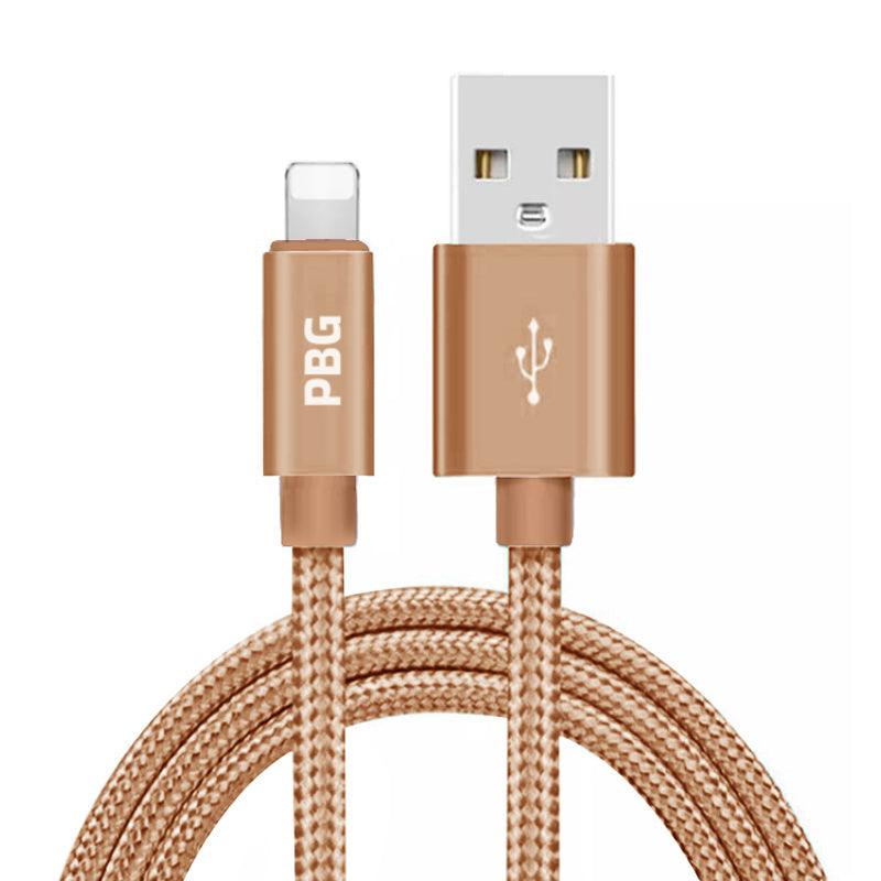 PBG 10FT Braided Charging Cable – Fast & Durable for iPhone & iPad
