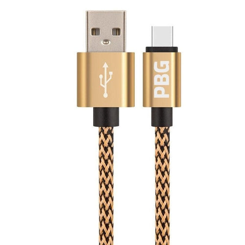 PBG Nylon Woven Zebra Cable – XL 10FT Fast Charging for iPhone & iPad
